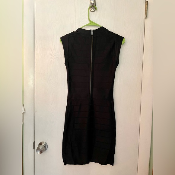 French Connection Black Bandage Dress - Picture 3 of 4